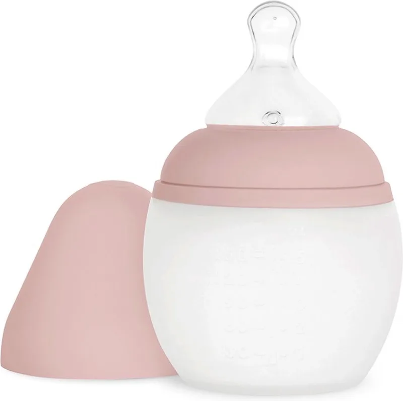Bib rond babyfles - 150ml by Elhée in Blush – product photo