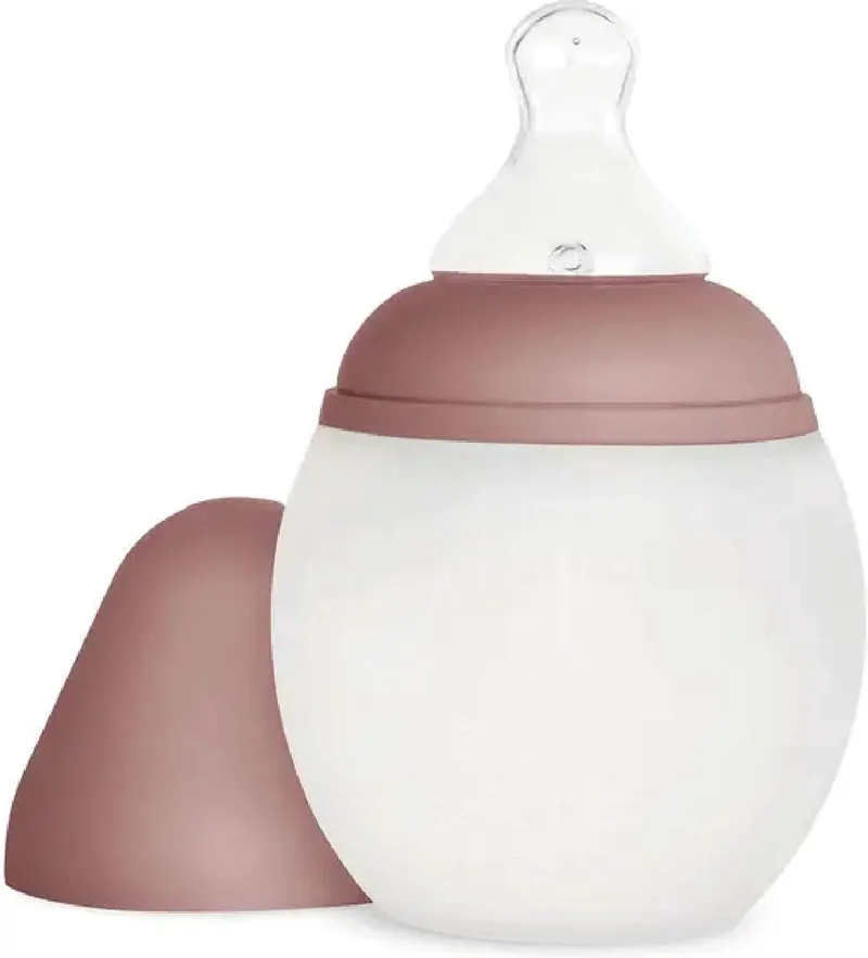 Bib rond babyfles - 240ml de Elhée en Rose – photo produit