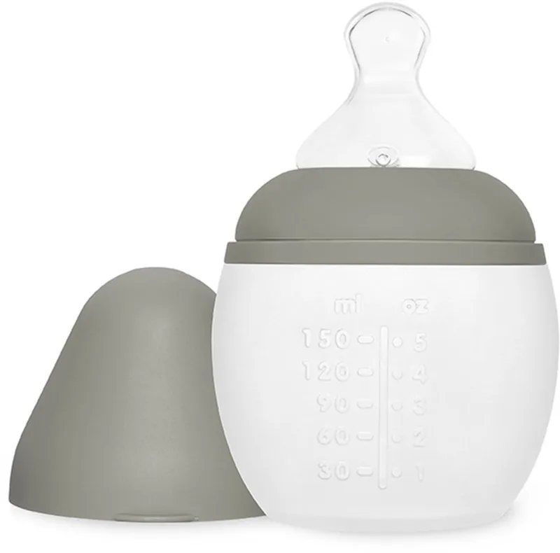 Silicone Babyfles 150 ml (05 Oz) | Elhée de Elhée en Kaki – photo produit