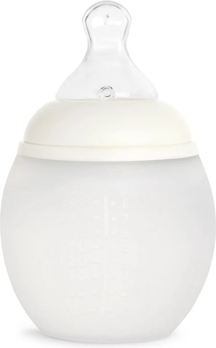 Silicone Babyfles 240 ml (05 Oz) | Elhée de Elhée en Milk – photo produit