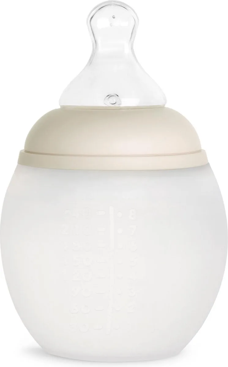 SILICONEN FLES 240ML by Elhée in Sand – product photo
