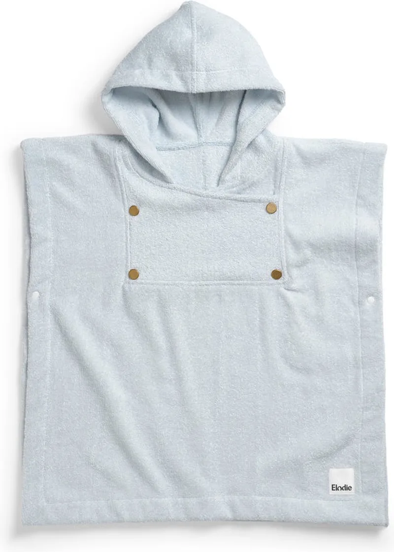 Badponcho Kinderen - Badponcho - Badcape - Poncho kind - 1-3 jaar van Elodie Details in Bermuda blue – productfoto