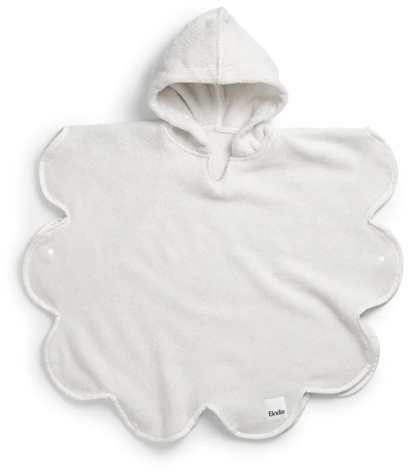 Badponcho Kinderen - Badponcho - Badcape - Poncho kind - 1-3 jaar - Shell Vanilla White de Elodie Details en [Wit] – photo produit