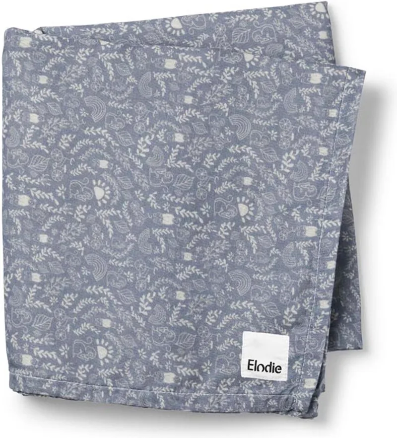 Bamboe Hydrofiele doek - Hydrofiele doeken - Tetradoeken - 80 x80 cm -Monkey Sunrise de Elodie Details en Bleu – photo produit