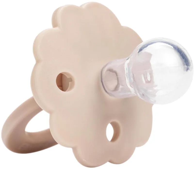 Binky Bloom 3m+ fopspeen - Fopspeen - Fopspenen- Silicone fopspeen van Elodie Details in Powder pink – productfoto