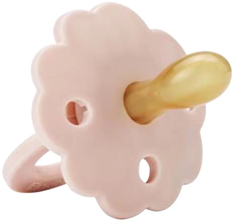 Binky Bloom Newborn - Fopspeen - Silicone Fopspeen - 0-6 maanden - Powder Pink van Elodie Details in Roze – productfoto