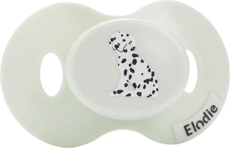 Fopspeen 3m+ - Fopspeen - Fopspenen - Siliconen fopspeen - Darling Dalmatians van Elodie Details in Mint – productfoto