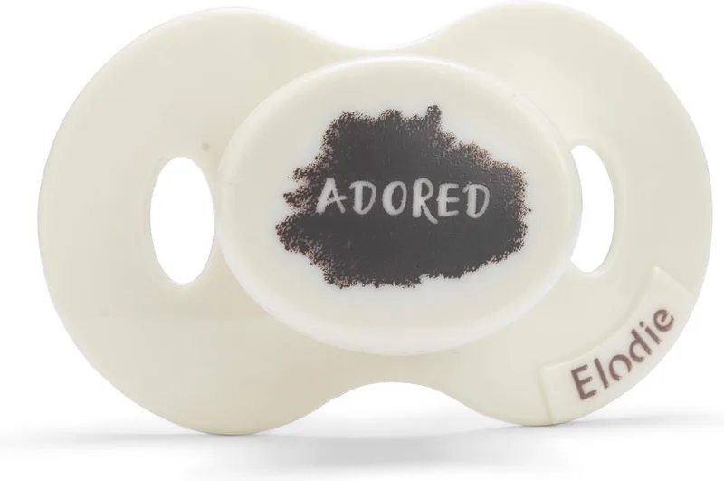 Fopspeen - Fopspeen 3 md+ - Fopspenen - Siliconen fopspeen - Tidemark Drops van Elodie Details in Wit – productfoto