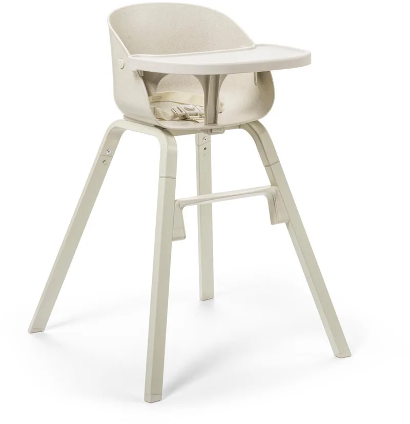 GRACE hoge eetstoel - Kinderstoel - Meegroeistoel van Elodie Details in Vanilla white – productfoto