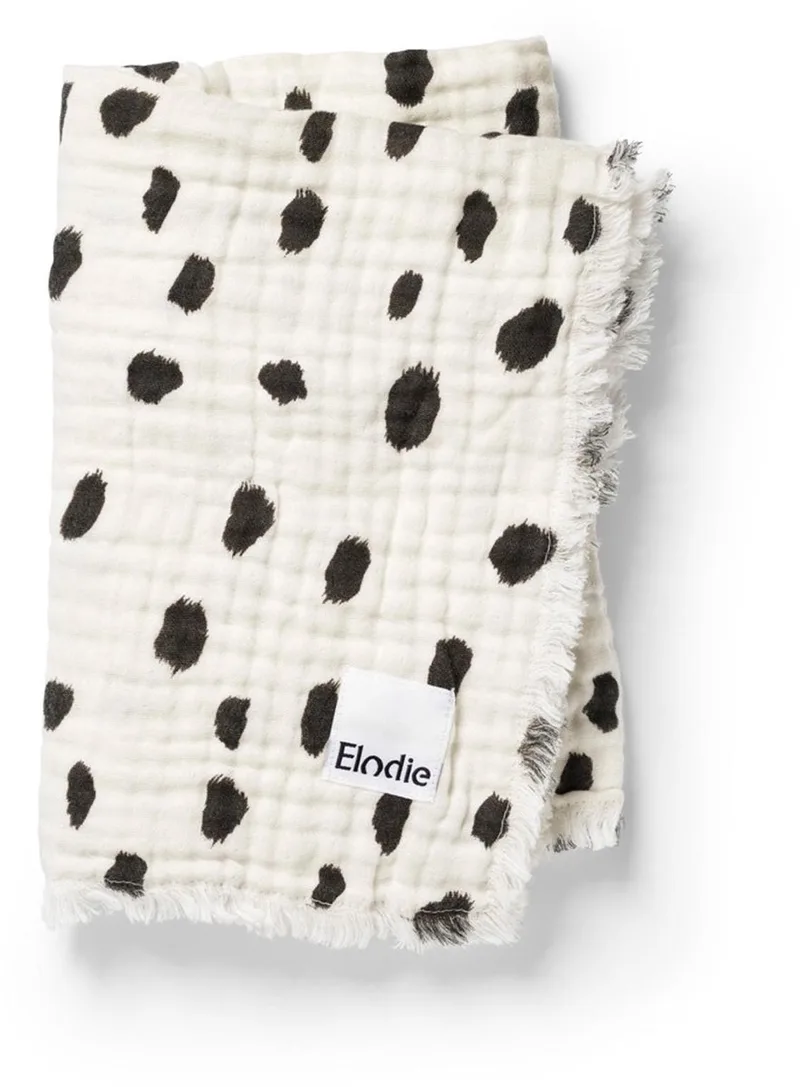 Hydrofiel Baby Deken - Baby dekentje - Baby deken - Wiegdeken - Dekentje 75x100 cm - Dalmatian Dots Grande van Elodie Details in Dalmation Dots Grande – productfoto