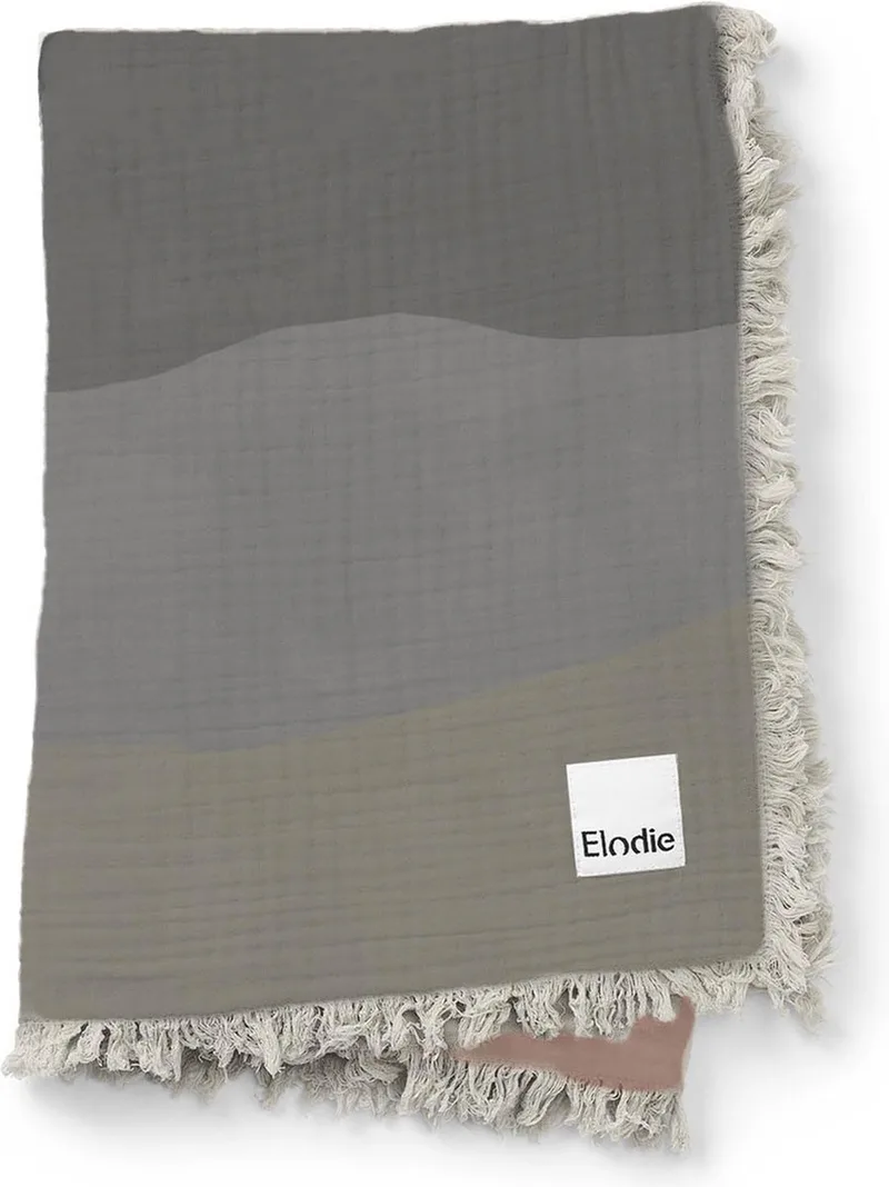 Hydrofiel Baby dekentje - Dekentje - Dekentjes - Wiegdeken- Hydrofiele doeken - Tetradoeken - Winter Sunset (75x100cm) by Elodie Details in Roest – product photo