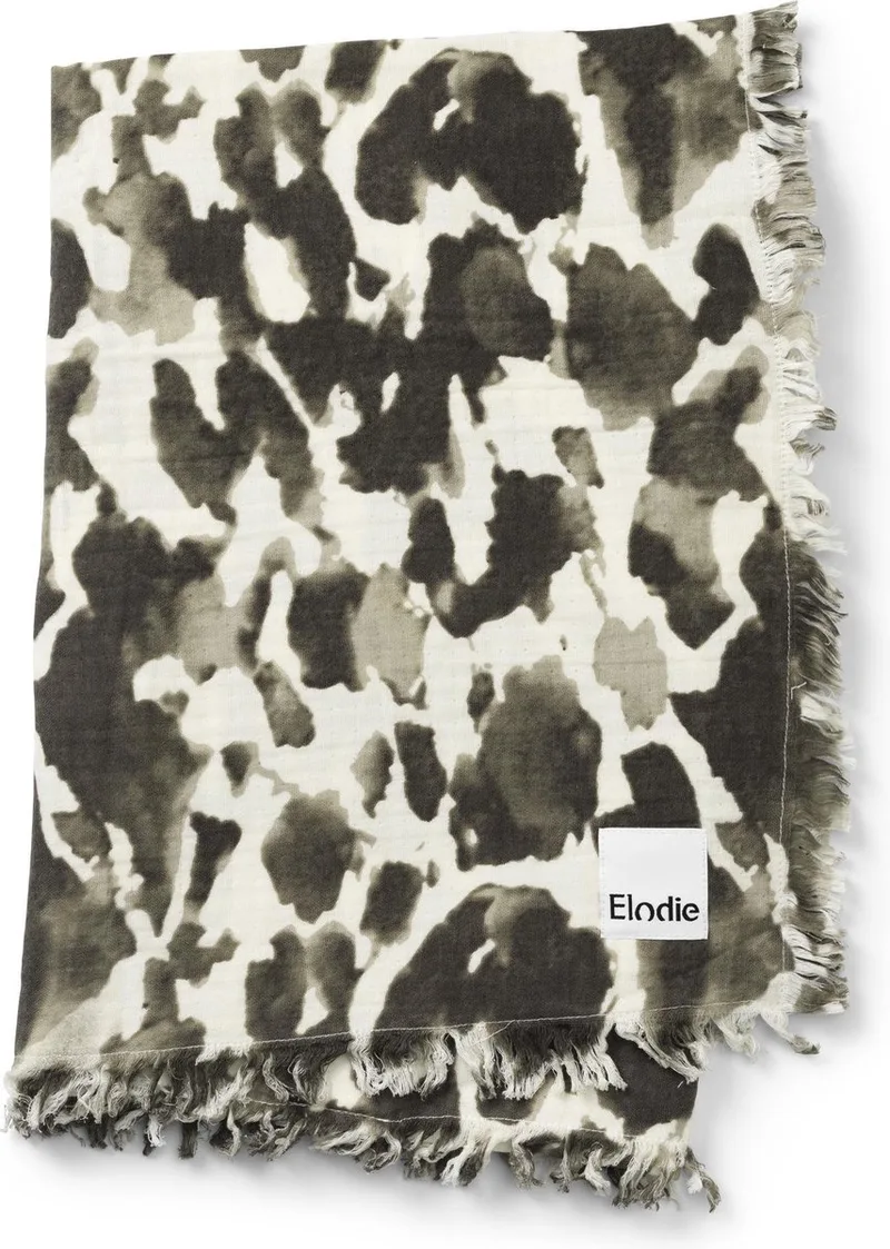 Hydrofiel Baby dekentje - Dekentje - Dekentjes - Wiegdeken- Hydrofiele doeken - Tetradoeken -Wild Paris (75x100cm) by Elodie Details in Brown – product photo