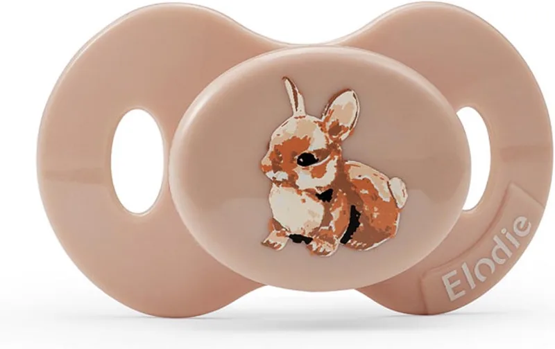 Mini Fopspeen - Fopspeen <3m - Fopspenen - Silicone fopspeen - Bunny Darling van Elodie Details in Olijf groen – productfoto