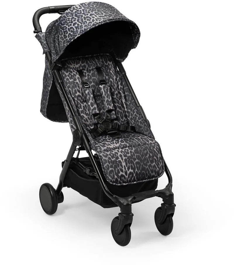 Mondo Buggy Deluxe -Buggy inklapbaar - Buggy - Plooibuggy - Wandelwagen - Le van Elodie Details in Leopard – productfoto