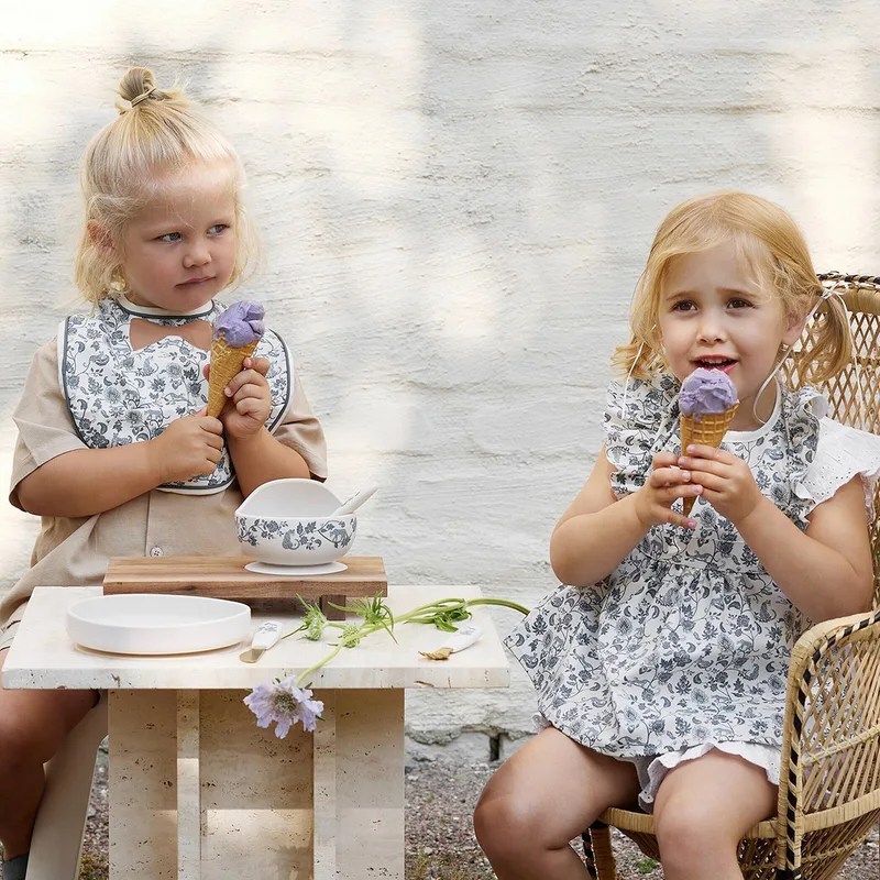 slab -Slabbetjes - Slabbertjes baby - Slab - Bow by Elodie Details in Garden leo toile – product photo 2 of 2