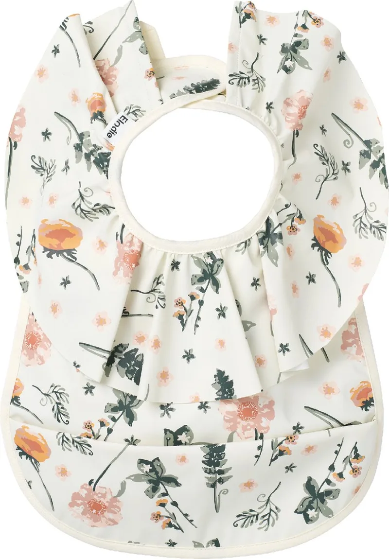 slab - Slabbetjes- Slabbertjes baby- Slab - Meadow blossem by Elodie Details in White – product photo