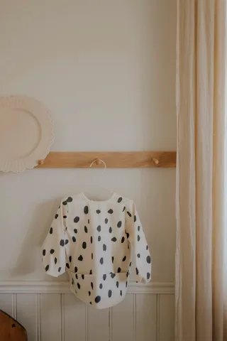 Slabbetje met lange mouwen - Slabbetjes - Slab - Dalmatian Dots Grande de Elodie Details en Dalmation dots – photo produit 3 sur 3