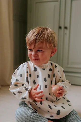 Slabbetje met lange mouwen - Slabbetjes - Slab - Dalmatian Dots Grande de Elodie Details en Dalmation dots – photo produit 2 sur 3