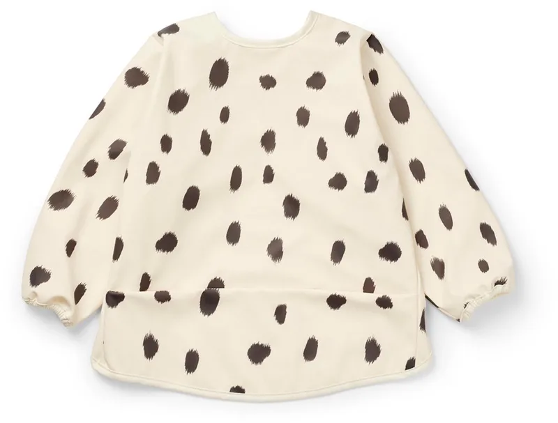 Slabbetje met lange mouwen - Slabbetjes - Slab - Dalmatian Dots Grande van Elodie Details in Dalmation dots – productfoto