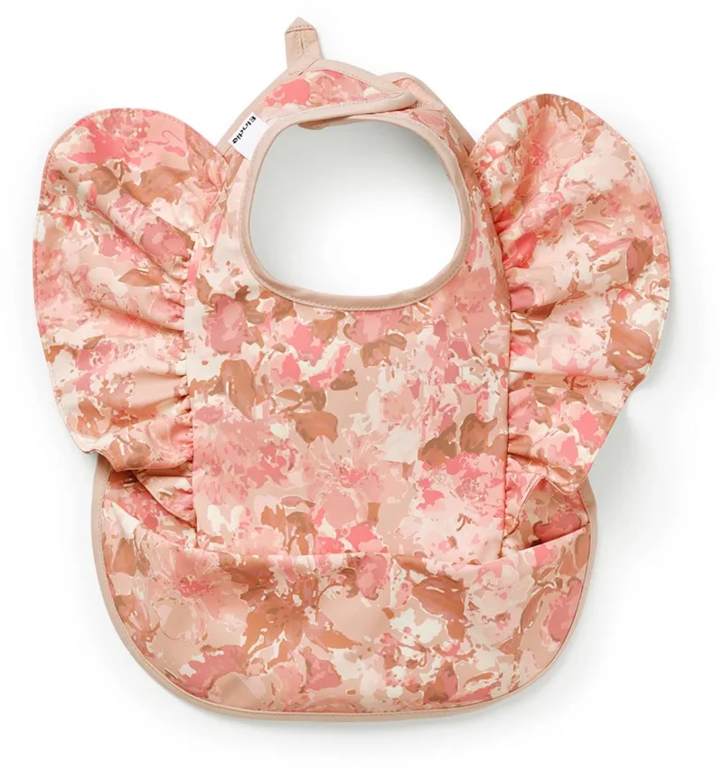 Slabbetje met opvangbakje - Slab - Slabbetjes - Slabben- Petit River Rose van Elodie Details in Petite river Roze – productfoto