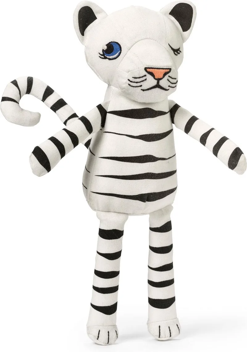 Snuggle - Knuffel - Knuffels - Knuffel tijger van Elodie Details in White Tiger Walter – productfoto