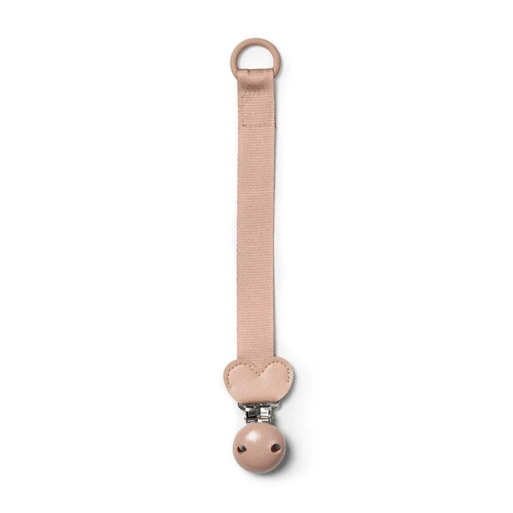 Speenkoord Elodie Hout - Blushing Pink Hartje van Elodie Details – productfoto