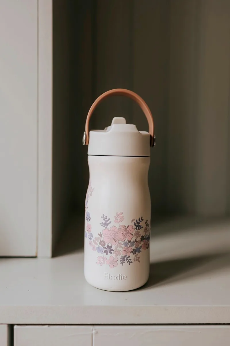 Thermosfles Elodie Details, Blue Garden, H 18 cm, 420 ml van Elodie Details in Wit – productfoto 3 van 3