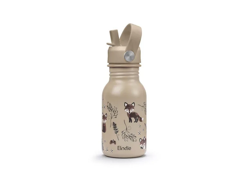 Drinkfles Nordic Woodland, lekvrij, roestvrij staal, kinderfles van Elodie Details in Bruin – productfoto