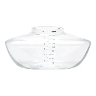 Pump Moedermelkflesjes Bewaarflesjes - BPA-vrij - 150ml - 3 Flessen & 3 Deksels von Elvie in Transparant – grijs – Produktfoto 3 von 3