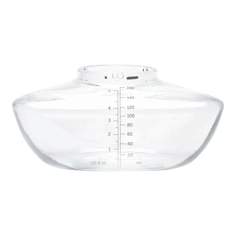 Pump Moedermelkflesjes Bewaarflesjes - BPA-vrij - 150ml - 3 Flessen & 3 Deksels von Elvie in Transparant – grijs – Produktfoto 3 von 3