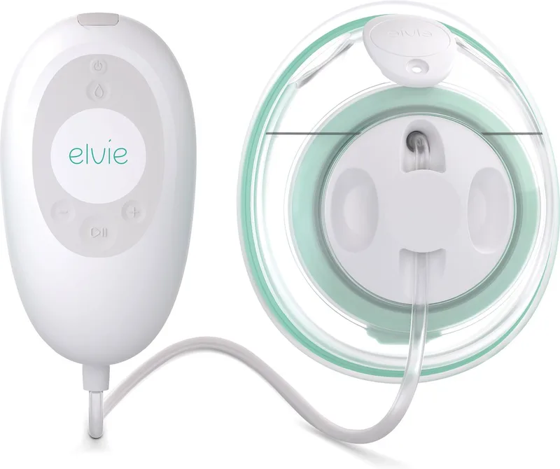Stride Single - Handsfree Elektrische Borstkolf - Ziekenhuiskwaliteit - Enkele Borstkolf - 150 ml Capaciteit - App-gestuurd - Complete Set de Elvie en Wit – photo produit