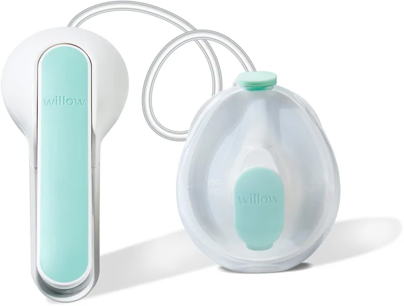 Wave Enkel - Draagbare Manuele borstkolf - Handsfree borstkolf die discreet in beha blijft - 2 kolfstanden - ergonomisch handvat - werkt zonder batterij by Elvie in Mint – product photo