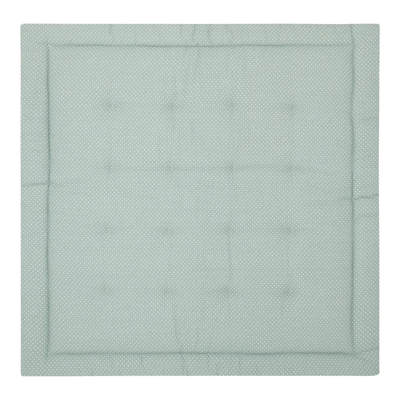 Krabbeldecke Patchwork 200x200 cm de emma & noah en Vert – photo produit 2 sur 3
