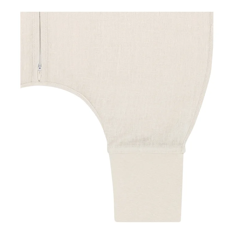 Sommer-Sleepoverall Leinen 0.5 TOG von emma & noah in Beige – Produktfoto 2 von 3
