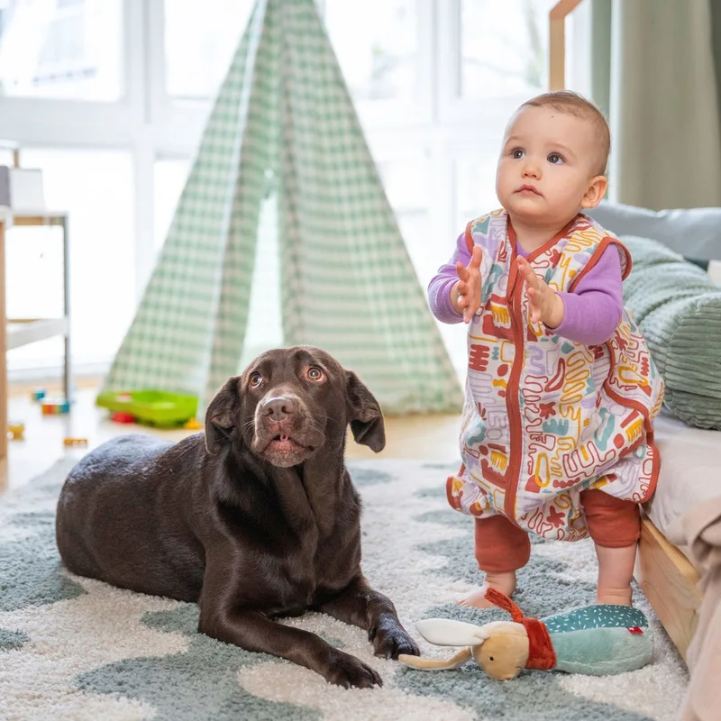 Sommer-Sleepoverall Musselin 0.5 TOG de emma & noah en Multicolore – photo produit