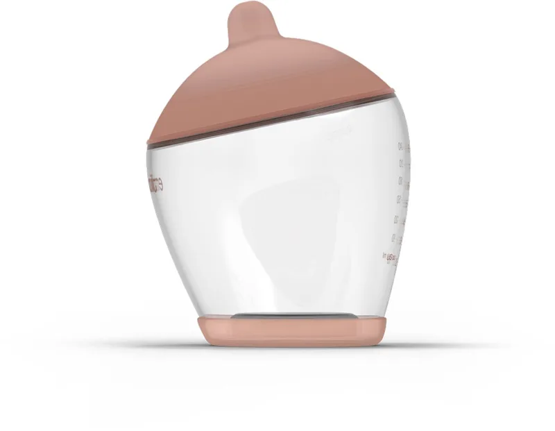 Classic Babyfles - responsief voeden - anti-koliek - borstvormig - 240 ml - kleur: - maat: 1 by Emulait in Medium – product photo