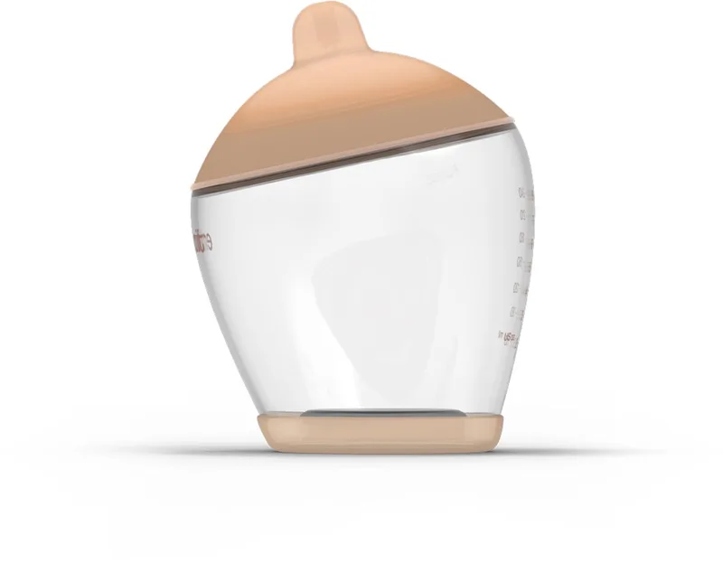 Classic Babyfles - responsief voeden - anti-koliek - borstvormig - 240 ml - kleur: - maat: 2 de Emulait en Light – photo produit