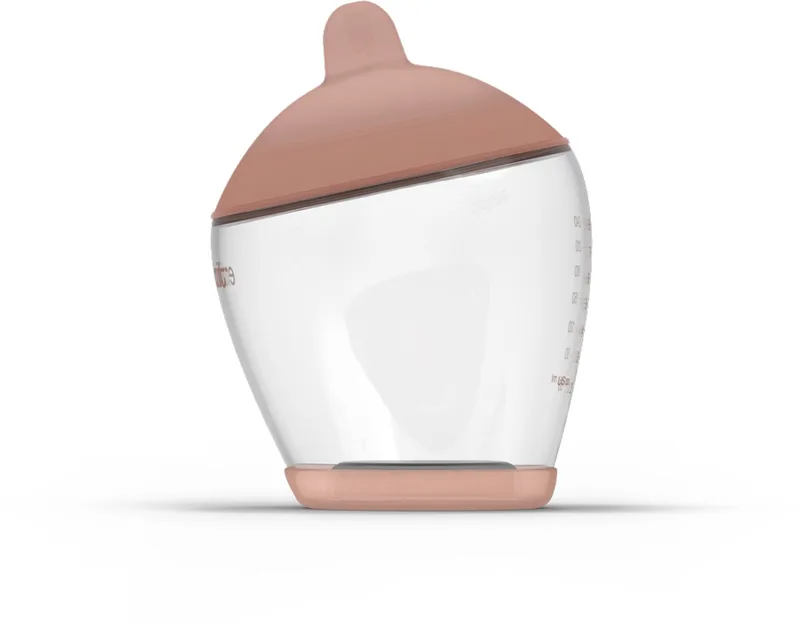 Classic Babyfles - responsief voeden - anti-koliek - borstvormig - 240 ml - kleur: - maat: 4 by Emulait in Medium – product photo