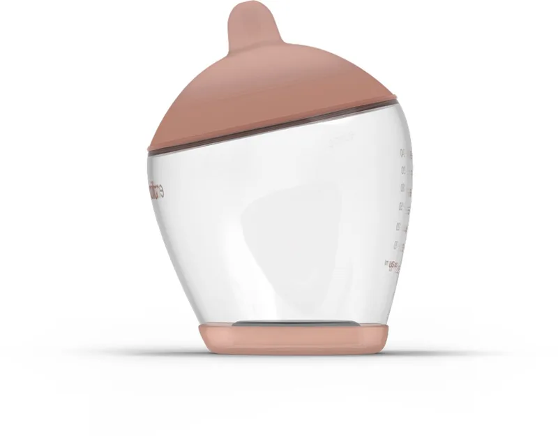 Classic Babyfles - responsief voeden - anti-koliek - borstvormig - 240 ml - kleur: - maat: 3 by Emulait in Medium – product photo