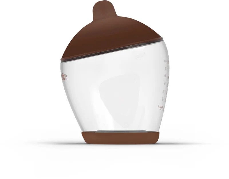 Classic Babyfles - responsief voeden - anti-koliek - borstvormig - 240 ml - kleur: - maat: 2 by Emulait in Deep – product photo