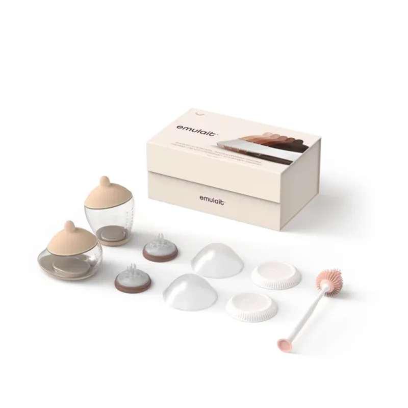 Starterkit - Classic + Anatomy baby flessen - natuurlijk voeden - Kleur: - Maat: 3 - 240 ml - Incl. flessenborstel by Emulait in Fair – product photo 4 of 4