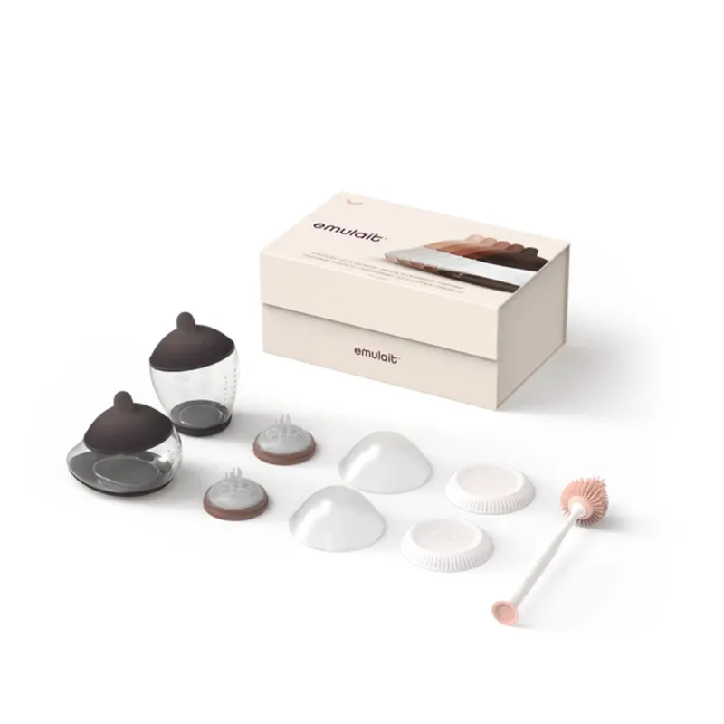 Starterkit - Classic + Anatomy baby flessen - natuurlijk voeden - Kleur: - Maat: 3 - 240 ml - Incl. flessenborstel by Emulait in Rich – product photo 4 of 4