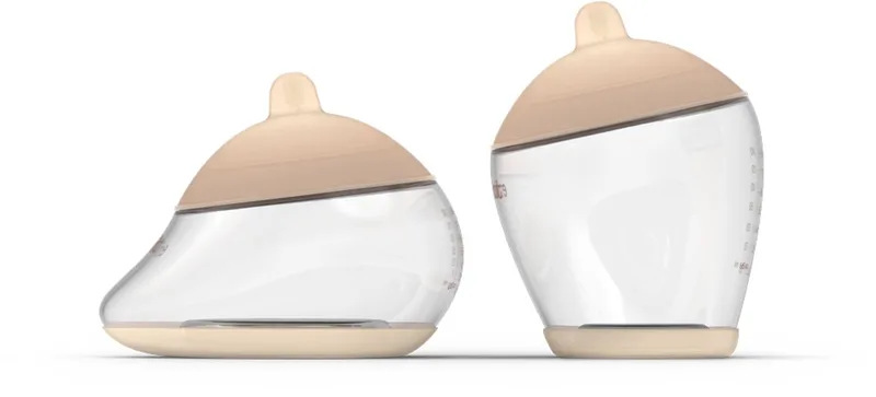 Starterkit - Classic + Anatomy baby flessen - natuurlijk voeden - Kleur: - Maat: 1 - 240 ml - Incl. flessenborstel by Emulait in Fair – product photo