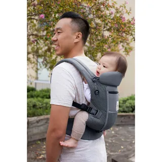 Adapt SoftFlex Mesh Draagzak - Graphite Grey von Ergobaby in Grau – Produktfoto 3 von 3