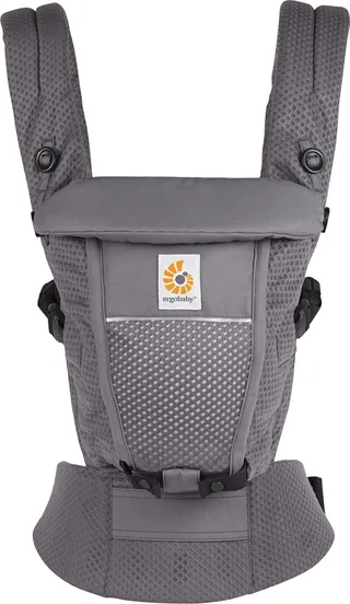 Adapt SoftFlex Mesh Draagzak - Graphite Grey von Ergobaby in Grau – Produktfoto 1 von 3