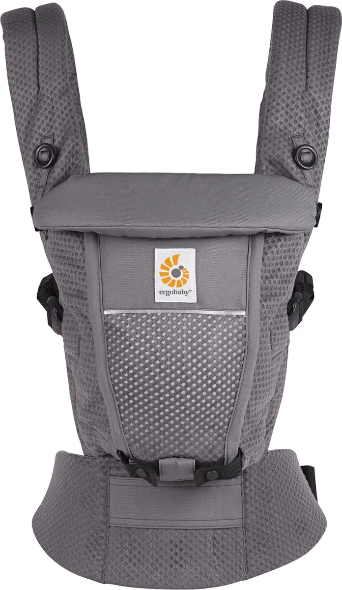 Adapt SoftFlex Mesh Draagzak - Graphite Grey från Ergobaby i Grijs – produktbild