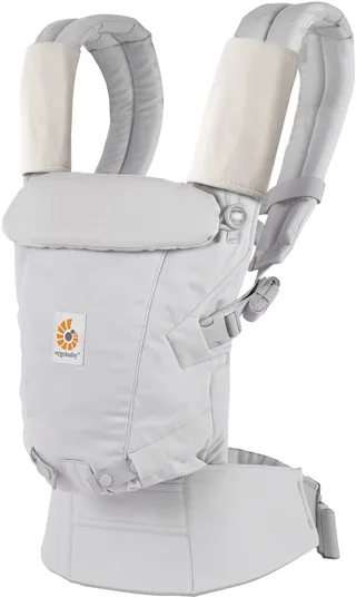 Adapt SoftTouch Cotton Draagzak - Pearl Grey von Ergobaby in Grau – Produktfoto 1 von 3