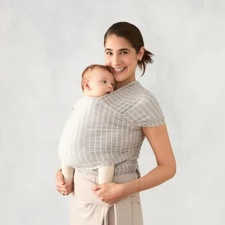 Aura Wrap Tragetuch Strick, 490 cm von Ergobaby in Grau, 490 × 53,4 mm – Produktfoto 2 von 3