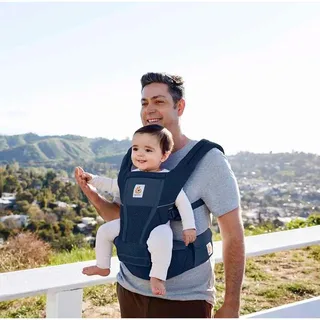 Babytrage Alta Hip Seat von Ergobaby in Blau, 23 × 21,4 × 26,8 mm – Produktfoto 2 von 3