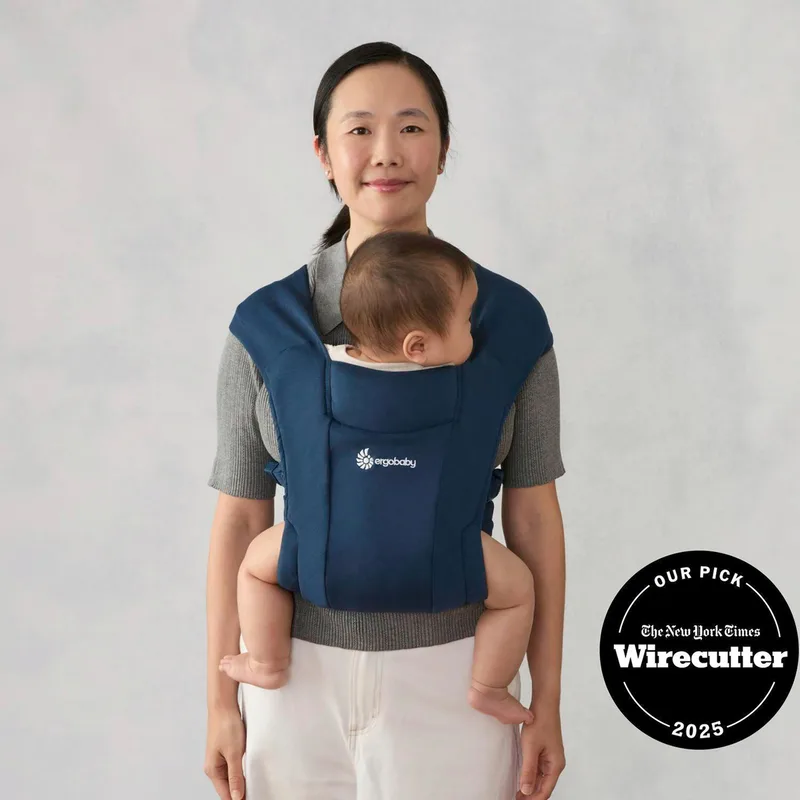 Babytrage Embrace, 2 Tragepositionen de Ergobaby en Bleu, 54,5 × 48,5 × 29 mm – photo produit